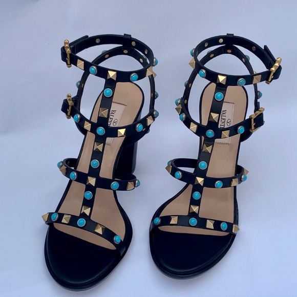 Valentino Shoes - Valentino Rolling Rockstud 90mm Sandals